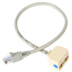 StarTech.com RJ45���W�����[����X�v���b�^ LAN�P�[�u�����z��҃A�_�v�^ 1x RJ45 �I�X - 2x RJ45 ���X RJ45SPLITTER