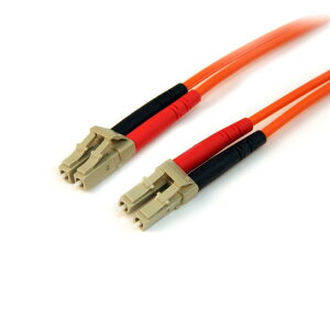 StarTech.com 2m ���t�@�C�o�[�P�[�u��(���p�b�`�R�[�h) �}���`���[�h�Ή� �R�A�a50�~�N����/�c�a125�~�N���� 2�cDuplex LC-LC�R�l�N�^ 50FIBLCLC2