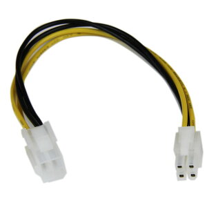 StarTech.com 20cm �p�\�R���pATX12V�d�������P�[�u�� ATX 12V�d���R�l�N�^ 4�s�� (�I�X) - ATX 12V�d���R�l�N�^ 4�s�� (���X) ATXP4EXT