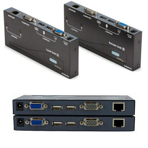 StarTech.com Cat5/Cat6�g�pVGA�Ή�KVM�G�N�X�e���_�[(������) 1024x768(150m������)/1280x1024(100m������) SV565UTPU