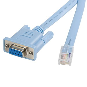 StarTech.com 1.8m RJ45-DB9 Cisco�R���\�[���P�[�u�� RJ45 �I�X�[D-Sub 9�s�� ���X �V�X�R���[�^�p�P�[�u�� DB9CONCABL6 ���Ԏw��s��