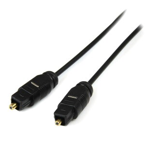 StarTech.com 4.5m Toslink���f�W�^���p�^S/PDIF�I�[�f�B�I�P�[�u�� THINTOS15