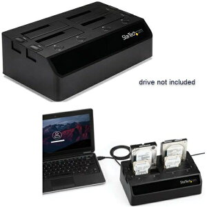 StarTech.com HDD/SSD �X�^���h/USB 3.0�ڑ�/4�x�C/2.5/3.5�C���` SATA 1.0/2.0/3.0/�z�b�g�X���b�v & �g�b�v���[�f�B���O/USB-A�P�[�u�� & AC�A�_�v�^�[�t��/�n�[�h�h���C�u�h�b�L���O�X�e�[�V����/�O�t���n�[