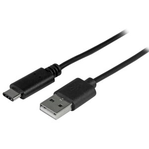 StarTech.com USB�P�[�u��/USB 2.0 Type-A-Type-C/1m/USB-IF�F�ؕi/�I�X �I�X/�u���b�N/�[�d & �f�[�^�]�� ����/�^�C�vC �R�l�N�^�[ USB2AC1M