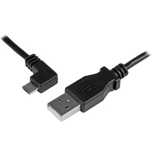 StarTech.com �[�d&�����p Micro USB�P�[�u�� 2m L�^������ USB A �I�X - USB�}�C�N�� �I�X 24AWG USBAUB2MLA