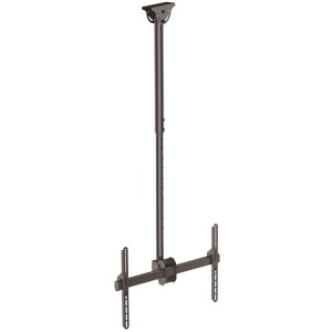 StarTech.com �e���r�V�݂����/32-75�C���`�^/1���/VESA�Ή�/�|�[���L�k��1�`1.5m/+/-180�x������] �p�x����/���^�t�� TV ���j�^�[ �f�B�X�v���C �݂艺�� �u���P�b�g FLATPNLCEIL