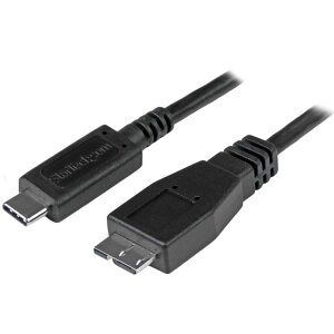 StarTech.com USB-C-Micro B �ϊ��P�[�u�� 0.5m �I�X/���X USB 3.1(10Gbps)�Ή� USB31CUB50CM