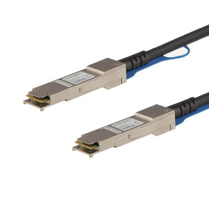 StarTech.com DAC Twinax �P�[�u��/5m/Cisco���iQSFP-H40G-CU5M�݊�/�����_�C���N�g�A�^�b�`�P�[�u��/Firepower C9200 C9400�Ή� QSFPH40GCU5M