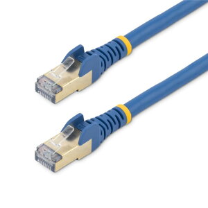 StarTech.com �J�e�S��6a LAN�P�[�u�� 5m �u���[ �c���܂�h�~RJ45�R�l�N�^ CAT6a�C�[�T�l�b�g�P�[�u�� 6ASPAT5MBL