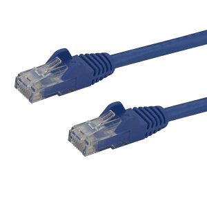 StarTech.com �J�e�S���[6 LAN�P�[�u�� 1.5m �c���܂�h�~RJ45�R�l�N�^ �u���[ Cat6�M�K�r�b�g�C�[�T�l�b�g�P�[�u�� 24AWG N6PATC150CMBL