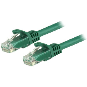 StarTech.com �J�e�S���[6 LAN�P�[�u�� 1.5m �c���܂�h�~RJ45�R�l�N�^ �O���[�� CAT6�M�K�r�b�g�C�[�T�l�b�g�P�[�u�� 24AWG N6PATC150CMGN