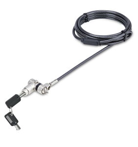 StarTech.com �Z�L�����e�B�[���C���[���b�N/2m/�V�����_�[��/�W���ANoble Wedge�ANano Saver�X���b�g�Ή�/����h�~ �h�� �m�[�g�p�\�R�� PC �v�b�V�����b�N�� �Z�L�����e�B�[ �P�[�u�� UNIVK-LAPTOP-LOCK