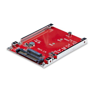 StarTech.com M.2-U.3�ϊ��A�_�v�^�[/M.2 NVMe SSD�Ή�/PCIe M.2�h���C�u-2.5�C���` U.3(SFF-TA-1001)�z�X�g�R���o�[�^�[/2.5�C���`SSD�t�H�[���t�@�N�^ �ϊ��J�[�h 1M25-U3-M2-ADAPTER