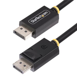 StarTech.com DisplayPort 2.1�P�[�u��/1m/8K60Hz 4K144Hz/40Gbps/VESA�F�ؕi/UHBR10 HDR HDCP2.2 HBR3/�I�X-�I�X/���j�^�[�P�[�u�� DP21-1M-DP40-CABLE