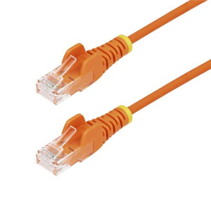 StarTech.com CAT6 LAN�P�[�u��/�X����/3m/�I�����W/1Gb/100W PoE/�X�i�b�O���X/����/�t���[�N������/�J�e�S��6 RJ45 �M�K�r�b�g �C�[�T�l�b�g�P�[�u�� N6PAT300CMORS