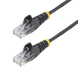 StarTech.com CAT6 LAN�P�[�u��/�X����/10m/�u���b�N/1Gb/100W PoE/�X�i�b�O���X/����/�t���[�N������/�J�e�S��6 RJ45 �M�K�r�b�g �C�[�T�l�b�g�P�[�u�� N6PAT10MBKS