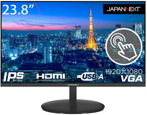 �W���p���l�N�X�g 23.8�C���` �t���f�B�X�v���C(1920x1080/�^�b�`�p�l��/HDMI/VGA/�`���g/IPS/�m���O���A/�X�s�[�J�[/2�N�ۏ�) JN-IPS238FHD-T