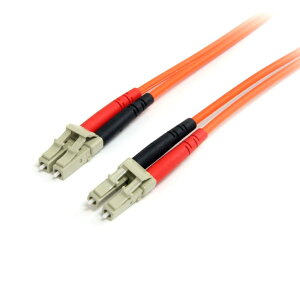 StarTech.com ���t�@�C�o�[�P�[�u�� 10m LSZH�Ή��p�b�`�R�[�h OM1�d�l���� �}���`���[�h �R�A�a62.5�~�N����/�c�a125�~�N���� 2�cLC-LC�R�l�N�^ FIBLCLC10