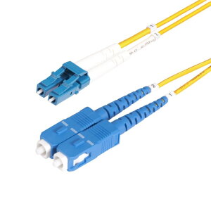 StarTech.com ���t�@�C�o�[ �P�[�u��/OS2 �V���O�����[�h/7m/LC-SC/UPC/9/125/2�c/�f���v���b�N�X/100Gb/��}������/������/LSZH/�C�G���[/�I�v�e�B�J���W�����p�[�P�[�u�� SMLCSC-OS2-7M