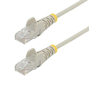 StarTech.com CAT6 LAN�P�[�u��/�X����/25cm/�O���[/100W PoE/UTP/LSZH/�X�i�b�O���X/����/�t���[�N������/�J�e�S��6 RJ45 �M�K�r�b�g �C�[�T�l�b�g�P�[�u�� N6PAT25CMGRS