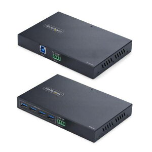 StarTech.com USB 3.0�G�N�X�e���_�[/4�|�[�g/5Gbps/�ő�100m/Cat6a/Cat7/Cat8(�J�e�S��6a/7/8)LAN�P�[�u���Ή�/Type-A������ C10043-USB-EXTENDER