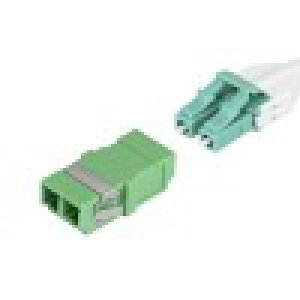 StarTech.com ���P�[�u�����p�R�l�N�^�[/10�Z�b�g/LC-LC/OS2�V���O�����[�h/SC�O�`����/�t�����W���X/LC-APC�f���v���b�N�X/�f�[�^�Z���^�[���t�@�C�o�[�z���p�J�v���[ DUPLEXLCAPCNOF