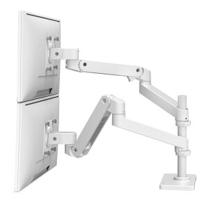 ERGOTRON LX PRO �f�X�N�}�E���g ���j�^�[�A�[�� �f���A�� �c/���^ �z���C�g 24�C���`(3.6�`20.0kg)�܂őΉ� 45-690-290