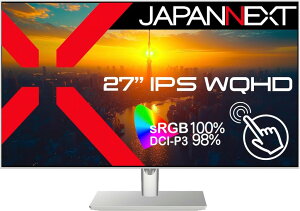 �W���p���l�N�X�g 27�C���` ���C�h�t���f�B�X�v���C(2560x1440/�^�b�`�p�l��/IPS/DP/HDMI/Type-C65W���d/�`���g/��������/�X�C�x��/�s�{�b�g/�X�s�[�J�[/�����/�z���C�g�J���[/2�N�ۏ�) JN-IPS27WQHDR-C65W-
