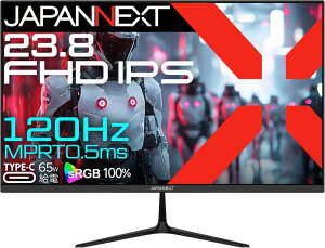 �W���p���l�N�X�g 23.8�C���` �Q�[�~���O���j�^�[(1920x1080/IPS/120Hz/DP/HDMI/Type-C65W/�X�s�[�J�[/�����/2�N�ۏ�) JN-IPS238G120F-C6