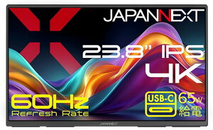 �W���p���l�N�X�g 23.8�C���` 4K���o�C���f�B�X�v���C(3840x2160/IPS/HDMI/Type-Cx2�E65W���d/�X�s�[�J�[/�����/�L�b�N�X�^���h/2�N�ۏ�) JN-MD-IPS238U-C6