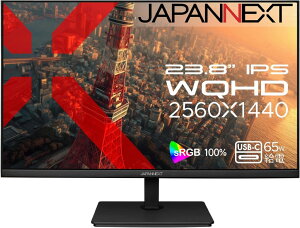 �W���p���l�N�X�g 23.8�C���` ���C�h�t���f�B�X�v���C(2560x1440/IPS/DP/HDMI/Type-C65W���d/�����/2�N�ۏ�) JN-IPS238WQHD2-C65W