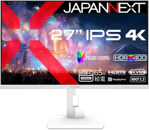 �W���p���l�N�X�g 27�C���` ���C�h 4K�t���f�B�X�v���C(3840x2160/IPS/DP/HDMI/Type-C65W���d/��������/�X�C�x��/�s�{�b�g/�����/�z���C�g➑�/2�N�ۏ�) JN-IPS27U2-HSPC6-W ���Ԏw��s��