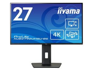 �C�[���} ProLite27�^ ���C�h�t���f�B�X�v���C ProLite XUB2792UHSU-B6(3840x2160/IPS�����p�l��/HDMI/DisplayPort/���~/��]/�u���b�N) XUB2792UHSU-B6 ���Ԏw��s��