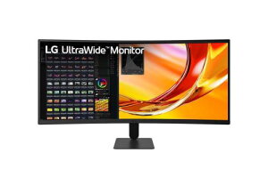 LG Electronics Japan 34�C���` �Ȗʌ^�E���g�����C�h �t���f�B�X�v���C(3440x1440/VA�p�l��/sRGB 99%/�A���`�O���A/HDR10/DP/HDMI/3�N�ۏ�) 34U601B-B ���Ԏw��s��