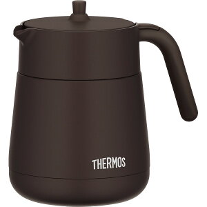 �y���������z THERMOS �T�[���X �^��f�M�e�B�[�|�b�g �X�g���[�i�[�t�� 700ml �u���E�� TTE-700 BW �|�b�g�E�{�g�� �e�[�u���|�b�g 1.0L�ȉ�