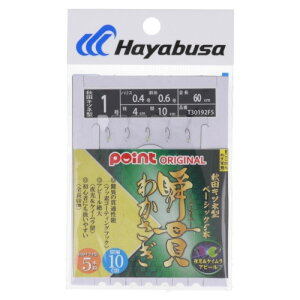 瞬貫わかさぎ 秋田キツネ型 針1号-ハリス0.4号 T30192F5 【ネコポス 対象商品】