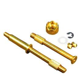 マルエム 手造りネジセット 金仕上げ M6×M6 【ネコポス 対象商品】