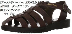 AP-6611 Arnold Palmer(アーノルドパーマー) カメサンダル 日本製 牛革バックバンド サンダル ドライビングサンダル メンズ
