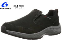 防水仕様 スリッポンモックスニーカー 幅広4E (EEEE) ウォーキングシューズ MoonStar (ムーンスター) SPLT サプリストM197 軽量設計で屈曲性も良くウォーキングはもちろん、里山歩きやなど様々なシーンで活用 メンズ
