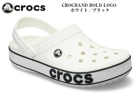 CROCBAND BOLD LOGO CLOG(クロックス) crocs クロックバンド ボールドロゴ クロッグ 206021 ビッグロゴデザインが登場 メンズ レディス