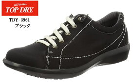 TOP DRY(アサヒ トップドライ)TDY3961 GORE-TEX レディス カジュアルウォーキングシューズ 防水透湿性 日本製 レースは、ストレッチ性あるレース