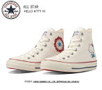 CONVERSE(コンバース)ALL STAR HELLO KITTY HI オールスターハローキティ HI 2023FWモデル レディス 1970年代のレトロなハローキティをアッパーの外側にプリント