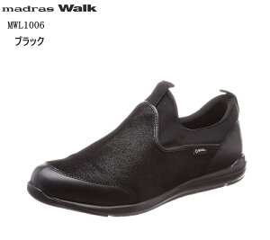 madras Walk(マドラスウォーク)MWL1006 GORE-TEX ストレッチ素材 レディス スリッポンカジュアルウォーキングスニーカーシューズ レインシューズ ソフトなストレッチを履き口に使用