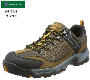 asahi(アサヒ)WIMBLEDON(ウインブルドン)M046WS メンズ 防水設計 幅広4E アウトドアカジュアルトレッキングスニーカー 登山にも濡れた路面や凍結した路面でも