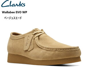 clarks(N[NX)Wallabee EVO WP 816GAW23 r[ RtH[gr[JWAV[Y fBX @\ tbhxbh̃NbV߂ĉK