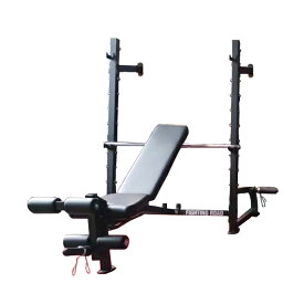 トレーニングベンチ ベンチプレス バーベル セーフティプレスベンチセット 筋トレ トレーニング ダイエット フィットネス】