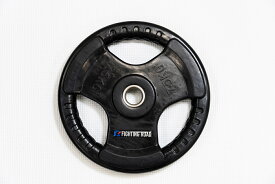 プレート 7.5kg ラバーコーティング ラバータイプ バーベル ダンベル 兼用 筋トレ ウエイトトレーニング ファイティングロード