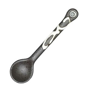 なごみ コーヒースプーン 日本製 美濃焼 和食器 陶器 陶器製 強化 割れにくい スプーン ティースプーン デザートスプーン 和風 カトラリー アイススプーン 陶器スプーン 茶碗蒸し カフェ食
