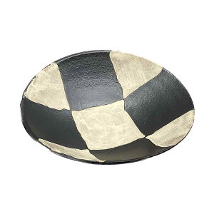 【選べる二色】MK 赤楽土器 市松深皿 15cm 赤楽 鉄黒釉 日本製 国産 美濃焼 和食器 陶磁器 陶器 中皿 中鉢 夫婦皿 取り皿 取り鉢 とんすい 煮物鉢 盛り鉢 盛り皿 赤 黒 ハンドメイド 和モダン シ