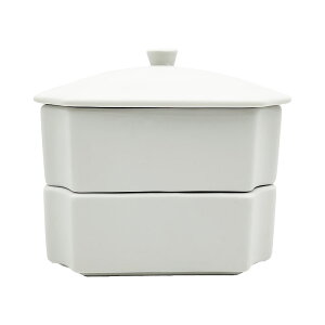 【選べる2色】【結-yui-】かどまるお重(蓋付き二段重) 段重 お重 お重箱 お重 お節 お弁当箱 菓子箱 保存容器 大鉢 煮物鉢 お正月 縁起物 お食い初め お祝い コンパクト シンプル 洋風 和風